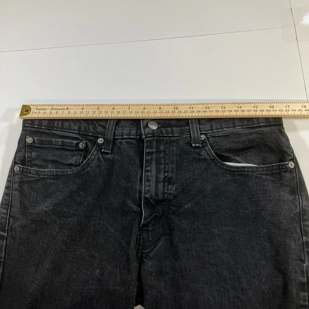Levi's 511 Jeans Mens 34x30 Black Slim Fit Stretch Denim Pants